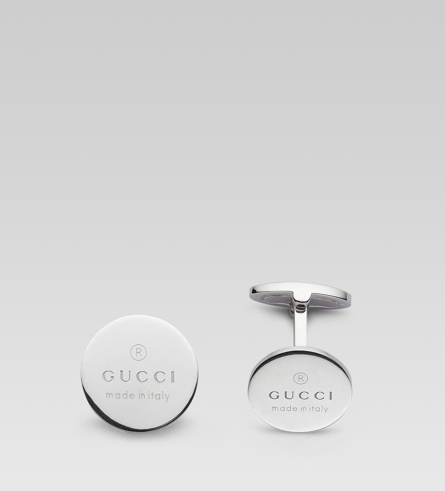 Cufflinks with Gucci trademark