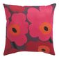 Marimekko Pieni Unikko II Caliente 20" Sq. Outdoor Pillow in Mother's Day | Crate and Barrel