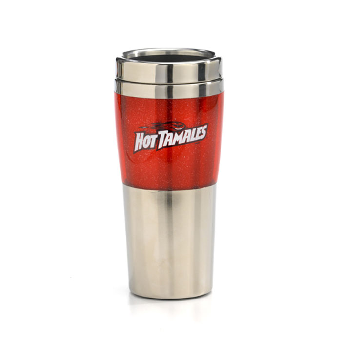 HOT TAMALES® GLITTER LOGO TUMBLER: PEEPS AND COMPANY®