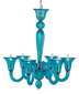 Giustina Chandelier, Blue: Beach Decor, Coastal Home Decor, Nautical Decor, Tropical Island Decor & Beach Cottage Furnishings