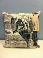 Pillows featuring the etchings of Winslow Homer... 