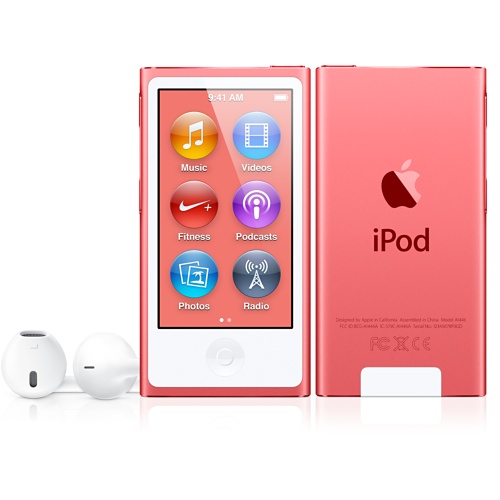 Red iPod nano with Multi-Touch